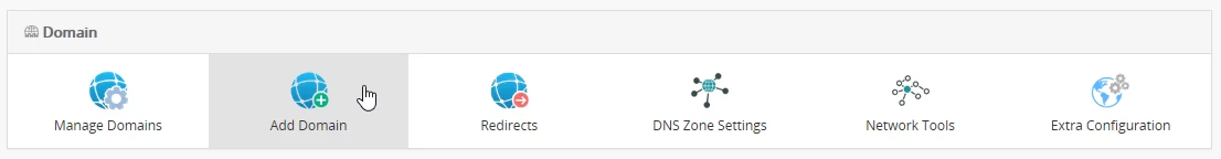Προσθήκη τομέα πάνελ webuzo