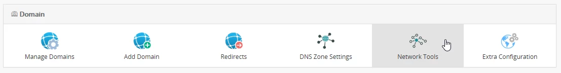 Network tools webuzo