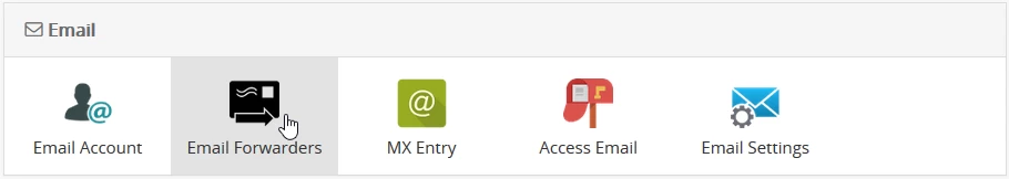 Πίνακας προωθητών email webuzo