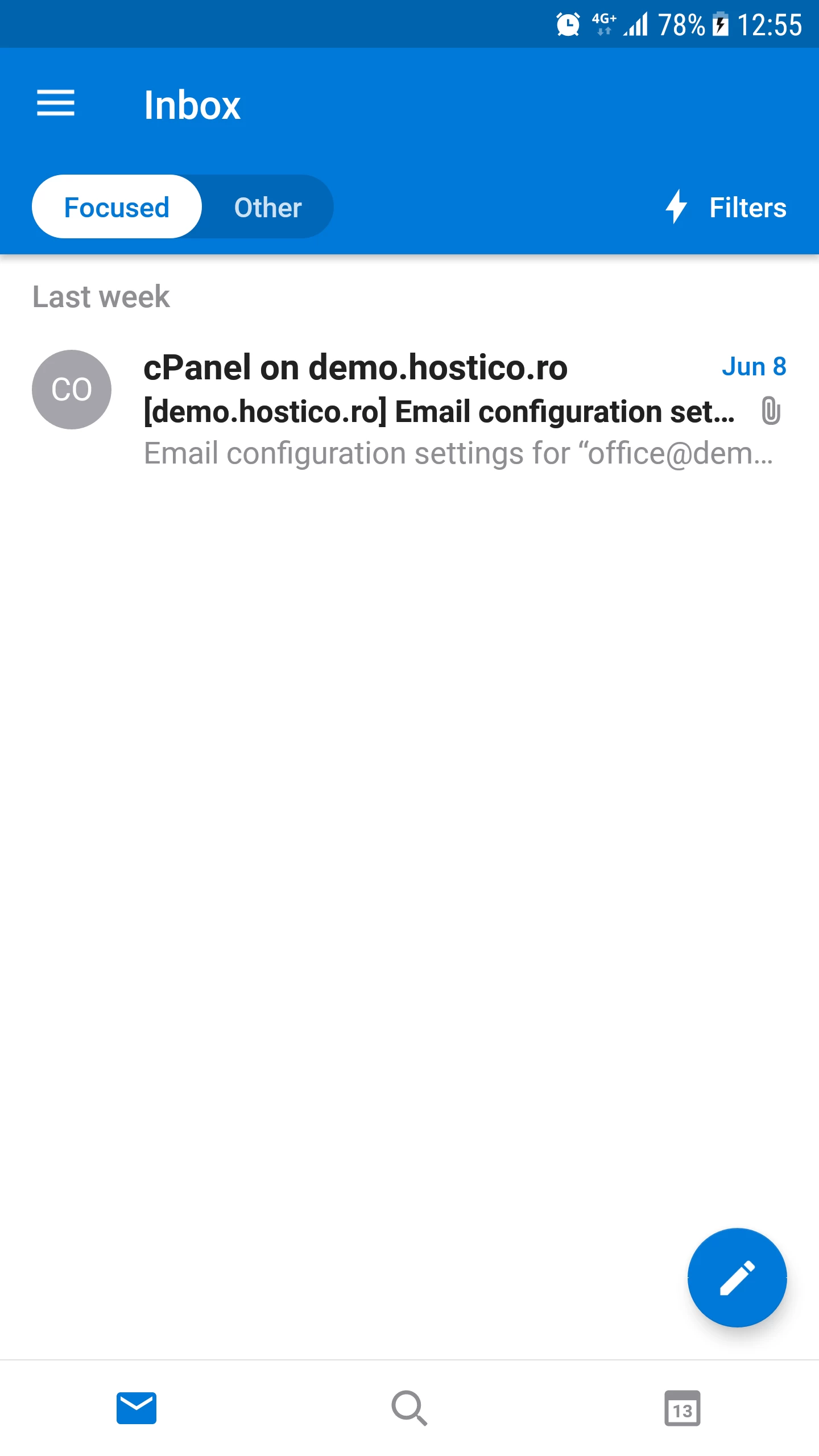 Folosirea casutei de e-mail outlook