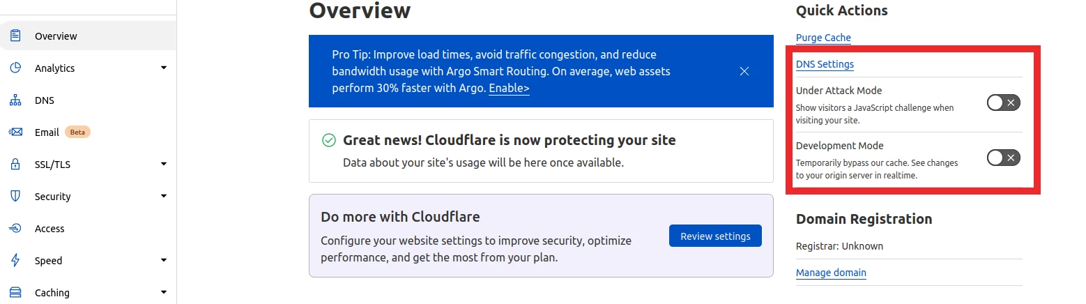 Ενεργοποίηση Λειτουργίας Υπό Επίθεση